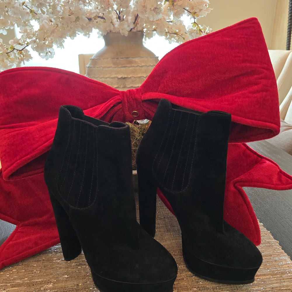 Casadei Black Heeled Boots